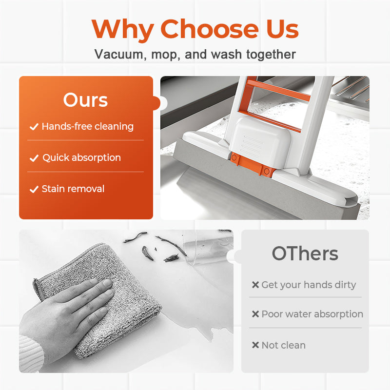 📢LAST DAY - BUY 1  GET 2 FREE✨Mini Mop Self-wringing & Portable