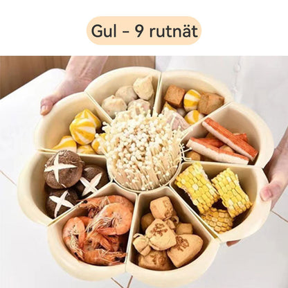 [Practical Gift Choice] Rotating Hot Pot Dish Vegetable Drainer Tray