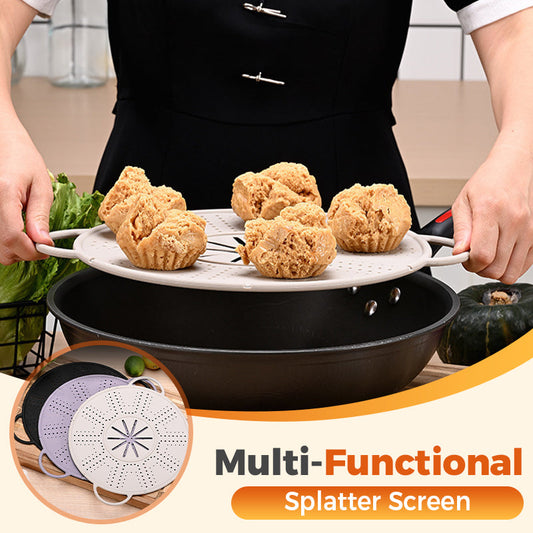 Multi-Functional Splatter Screen with Handles