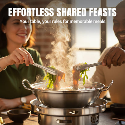 🔥HOT SALE - OVER 800 SOLD!🏆Windproof Alcohol Stove with Pot