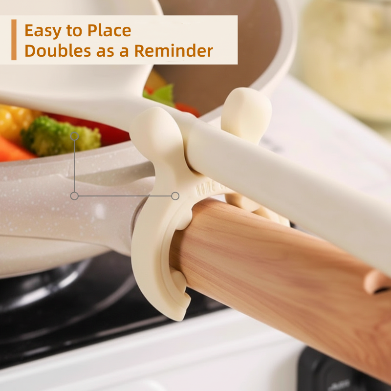 Multifunction Silicone Pot Handle Spatula Rack