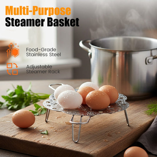 🎁Collapsible Steamer Basket & Trivet