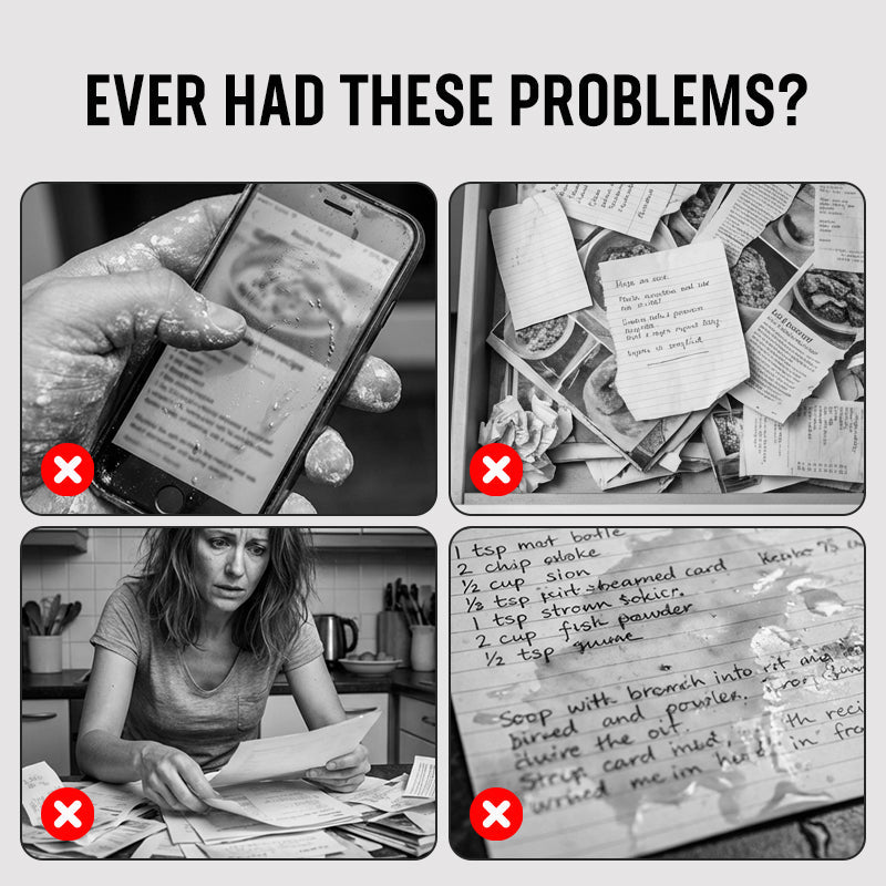 ✨🔥104 Sheets Notebook for Recipes📓