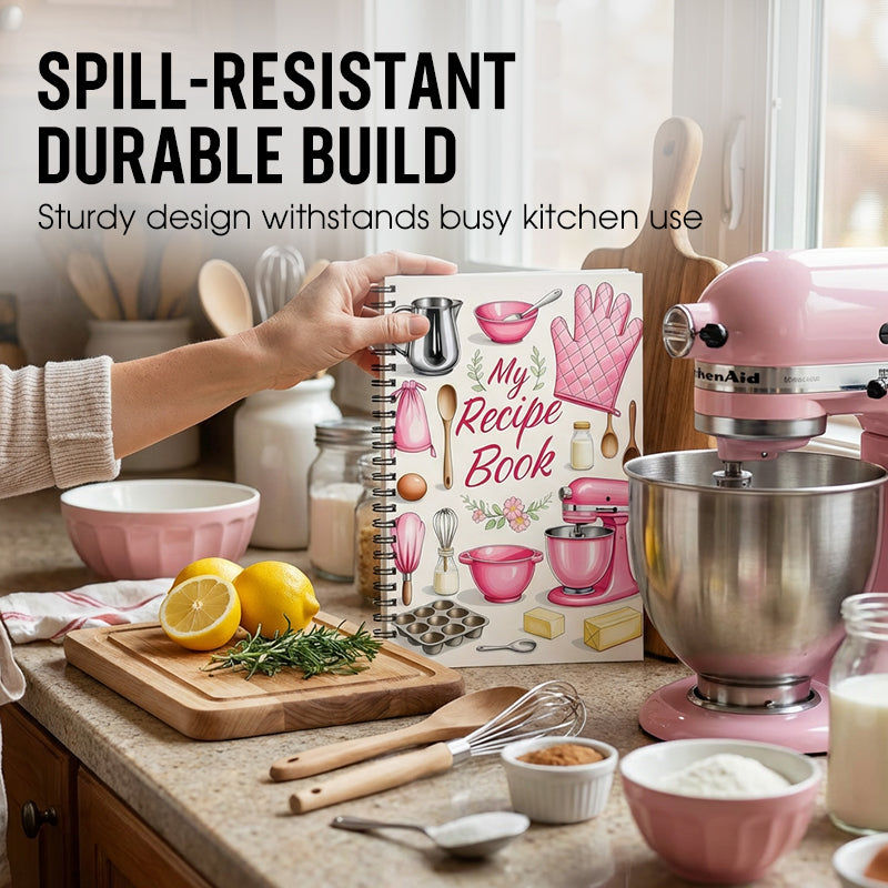 ✨🔥104 Sheets Notebook for Recipes📓