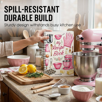 ✨🔥104 Sheets Notebook for Recipes📓